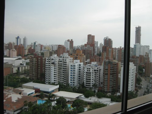Barranquilla, from our hotel room in Alto Prado.